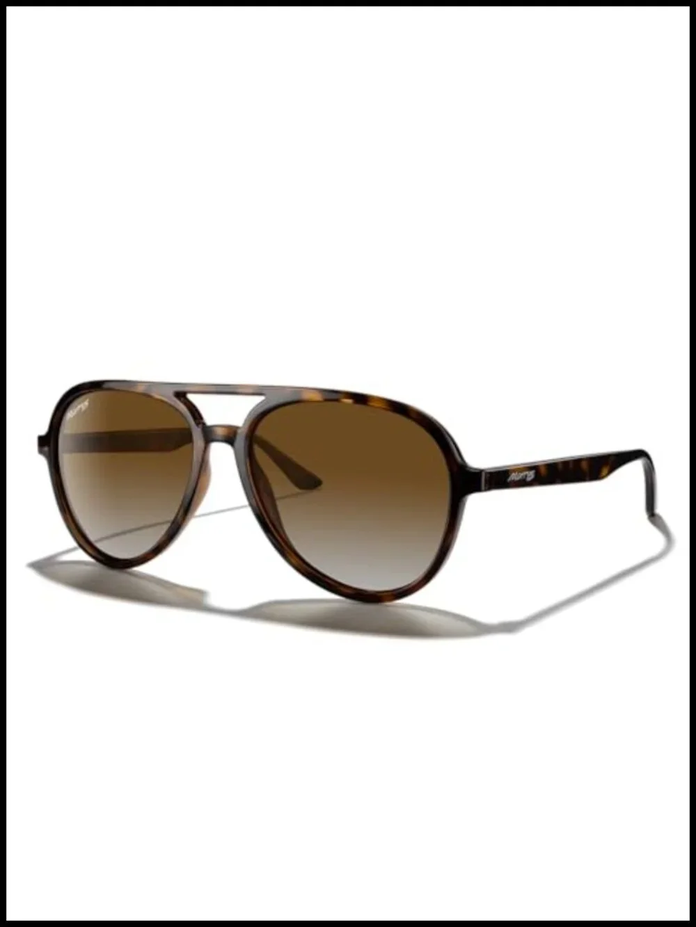 Classic Polarized Aviator Sunglasses with Double Bridge